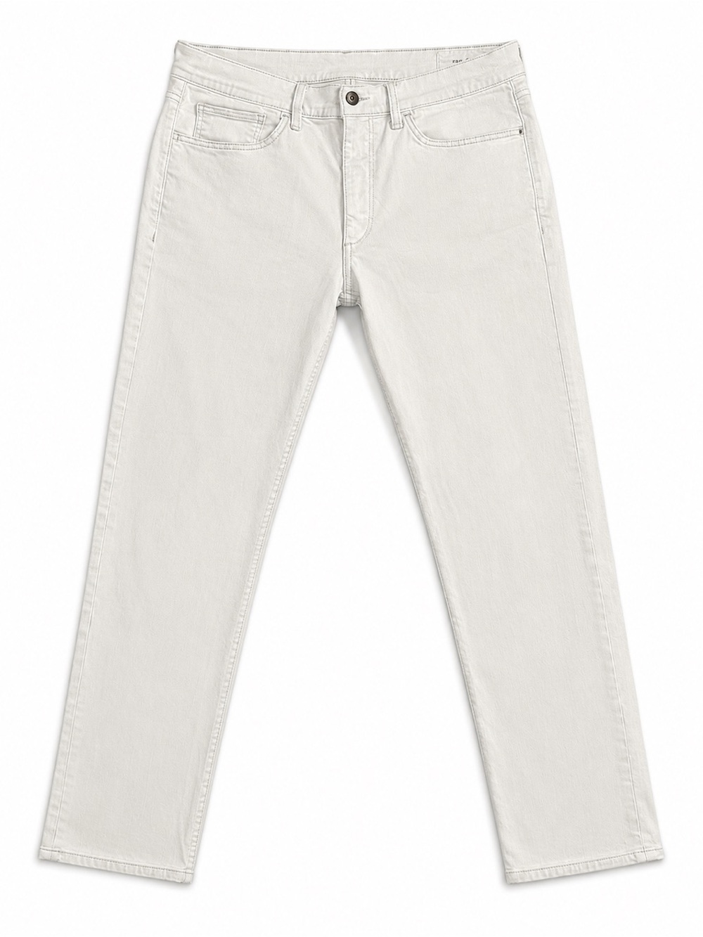 rag & bone Slim Straight Jeans - Off-White